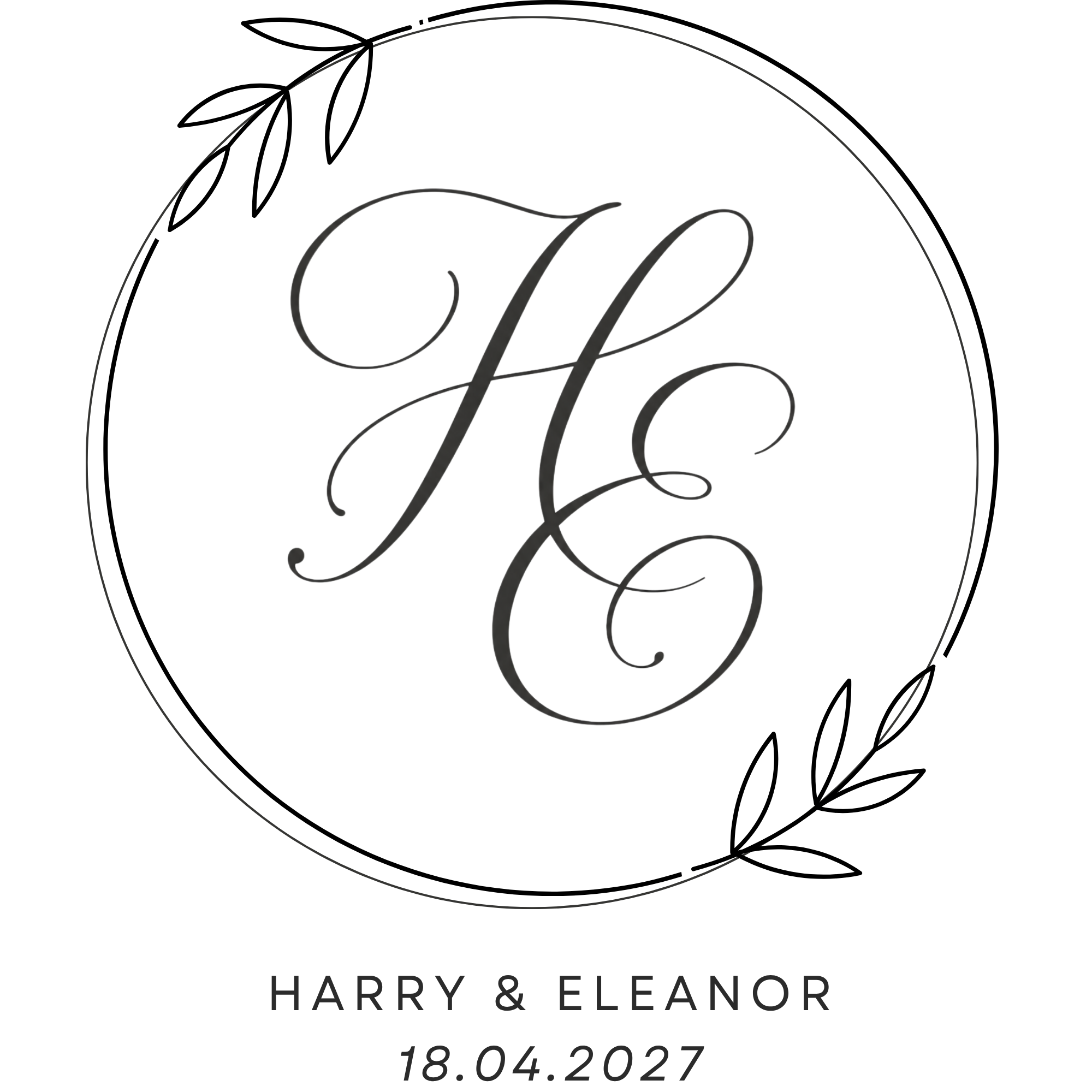 H & E
